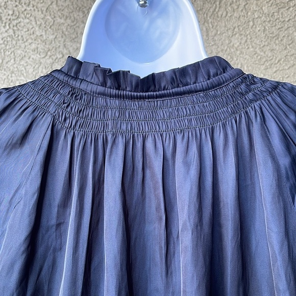 No.051 Lucky Brand Midnight Blue Long Sleeve Top - Picture 5 of 7